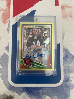 Ken Anderson Auto /50 Score