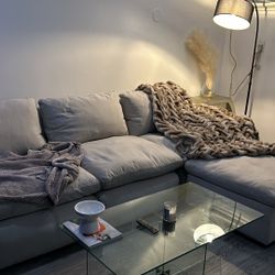 Beige modular couch (local delivery + $50)
