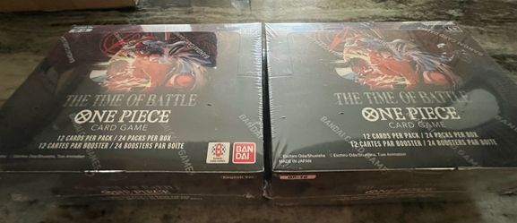 One Piece Card Game The Time of Battle Booster Box x2