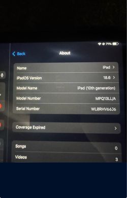 iPad 10 generation