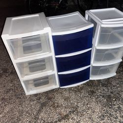 3 storage bins