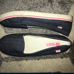 New Women's Denim Roxy Flats