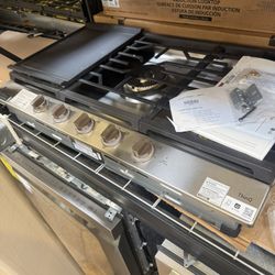 LG studio 36” gas cooktop