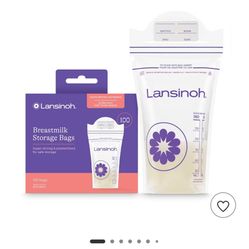 New Laniloh 100 Count Breast Milk Storage Bags