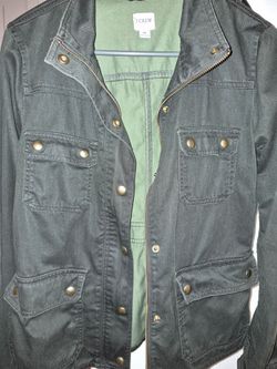 J.Crew Military Utility Jacket Size Medium