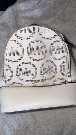 Michael Kors White Backpack