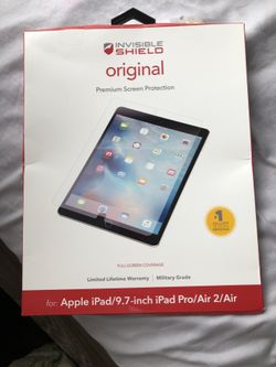 Invisible shield iPad