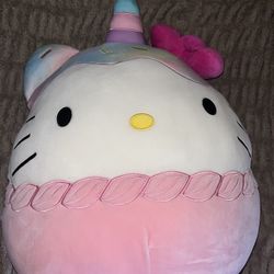 Hello Kitty Unicorn Cupcake Squishmallows Giant