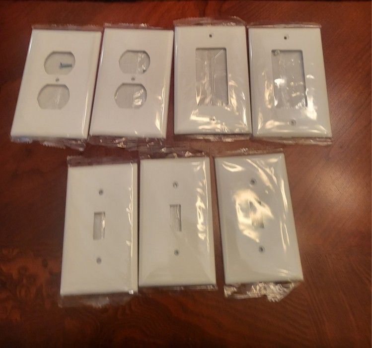 White Light Switch Covers