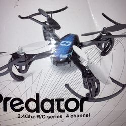 Toy mini drone predator  comes with remote