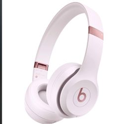 Beats Solo 4 - Wireless Bluetooth On-Ear Headphones, Apple & Android Compatible, Up to 50 Hours of Battery Life - Cloud Pink