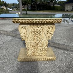 Sofa Console Table 48” Beveled Glass Too