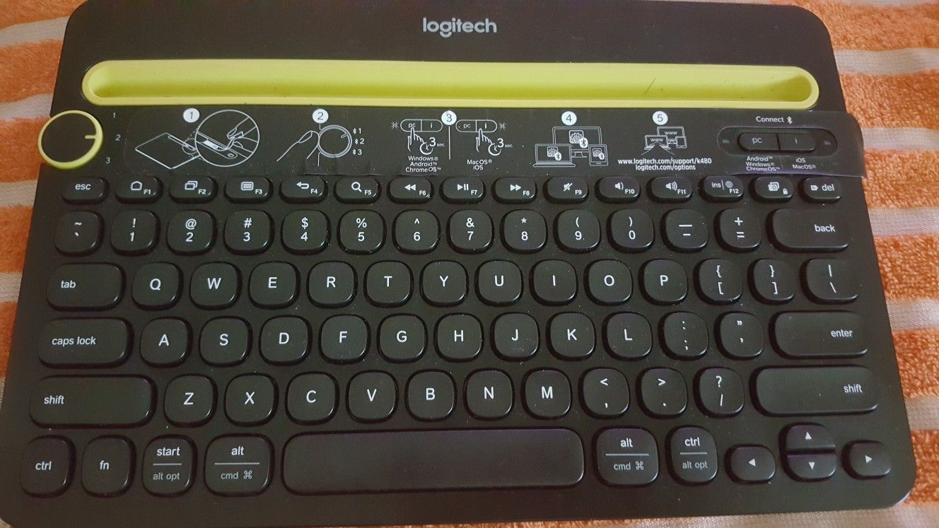 Logitech cordless keyboard