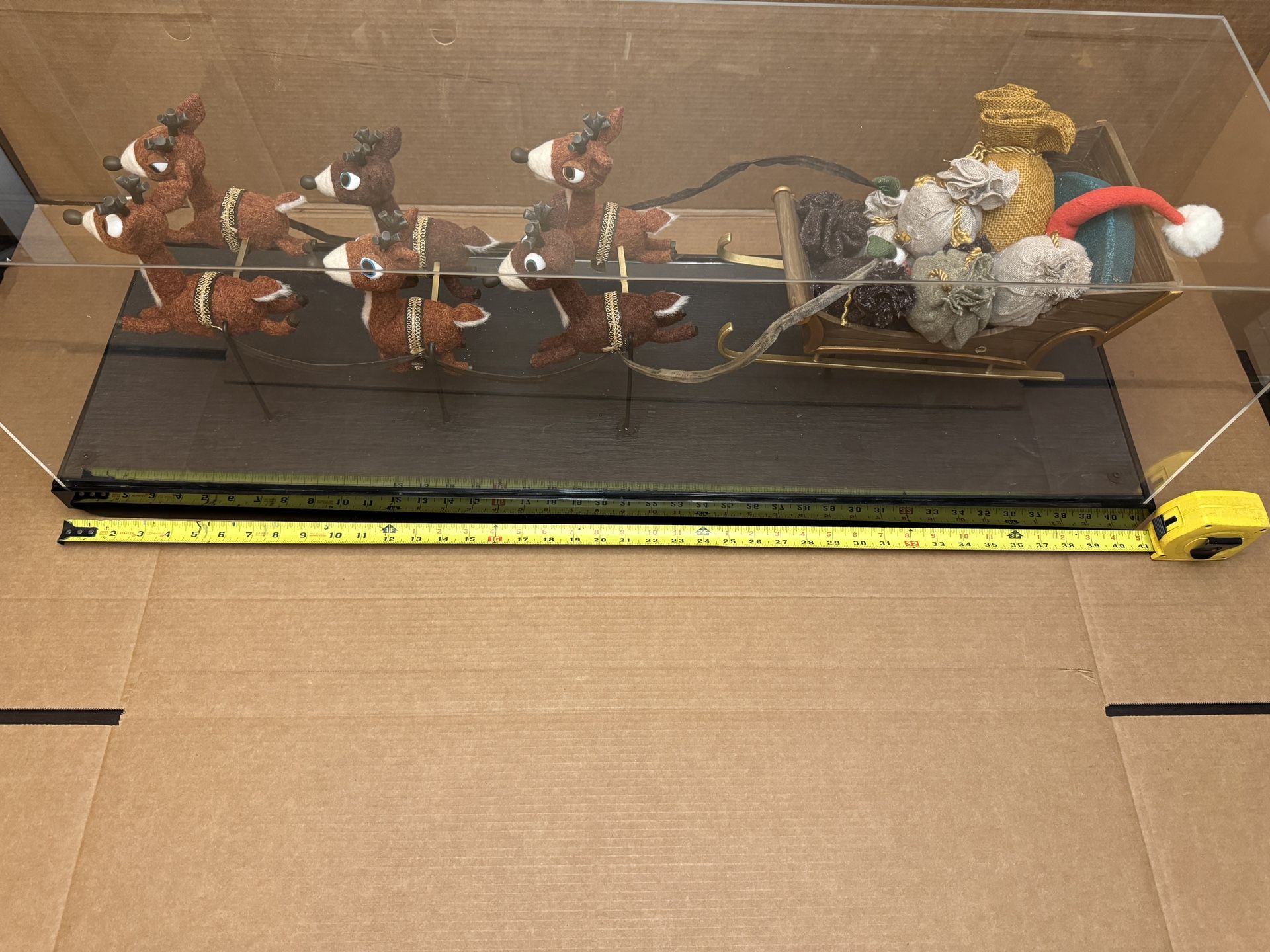 RARE Christmas Prop From TV Commercial Rankin Bass Style Reindeer Stop Motion