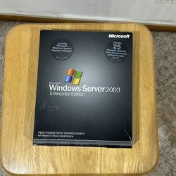 Microsoft Server 2003 Enterprise Edition Includes 25 Client Access Licenses