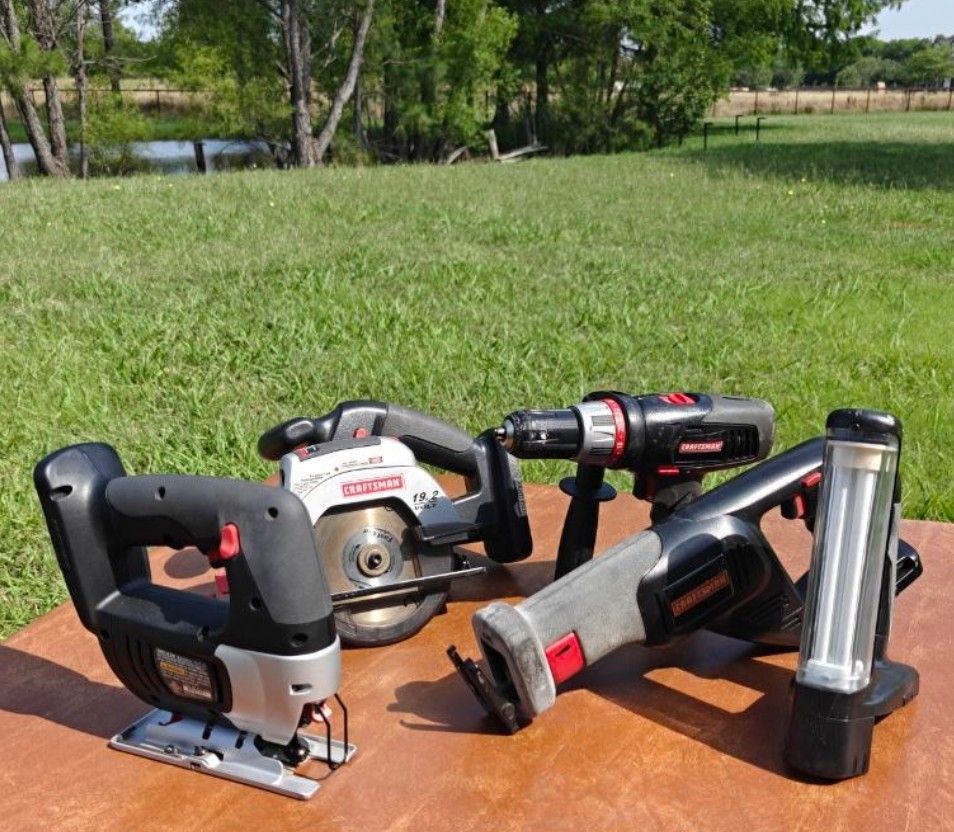Craftsman 5 Piece Power Tools Set