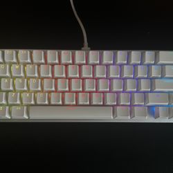GMMK 2 White LED RGB Mechanical Keyboard Customizable (Wired) Metal Base