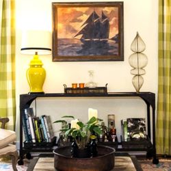 Industrial Style Console Table 