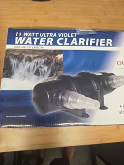 Water clarifier for pond