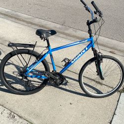 Giant boulder mountain bike