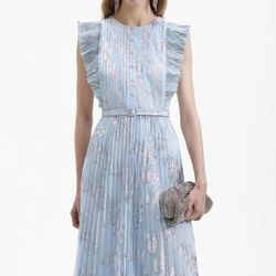 BRAND NEW Self-portrait Blue Maxi Dress 2025 US08