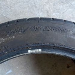 Medium Ware Michelin Tire 265/ 45 ZR20
