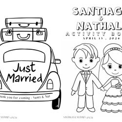 Costume Wedding Coloring Book 