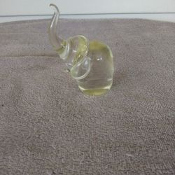 Art Glass Elephant Figurine Statue