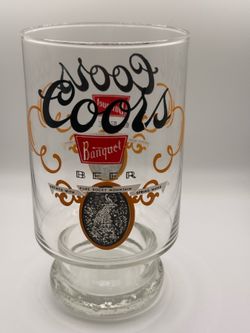 Coors Banquet Beer Glass