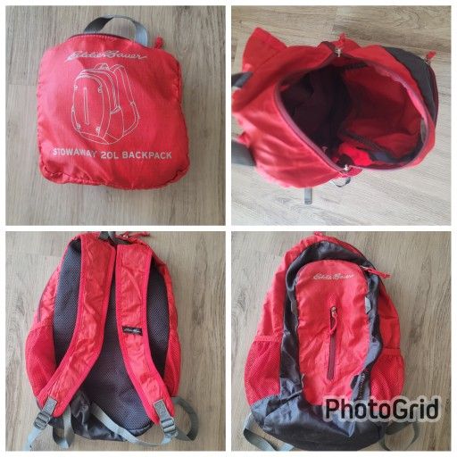 Eddie Bauer 20l Travel Compact Storage Backpack Ul Ultra Light