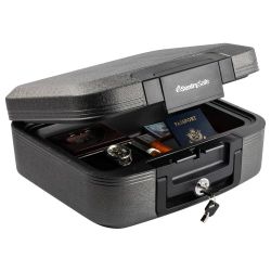 SentrySafe CHW20221 Fireproof Box and Waterproof Box with Key Lock 0.28 Cubic