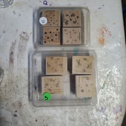 2 Sets RUBBER stamps 
