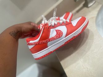 Nike Dunk Orange Paisley