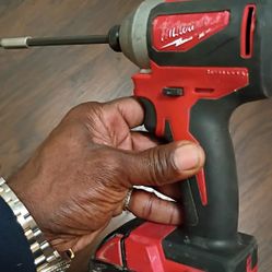 Milwaukee Impact Brushless Drill And Battery 
