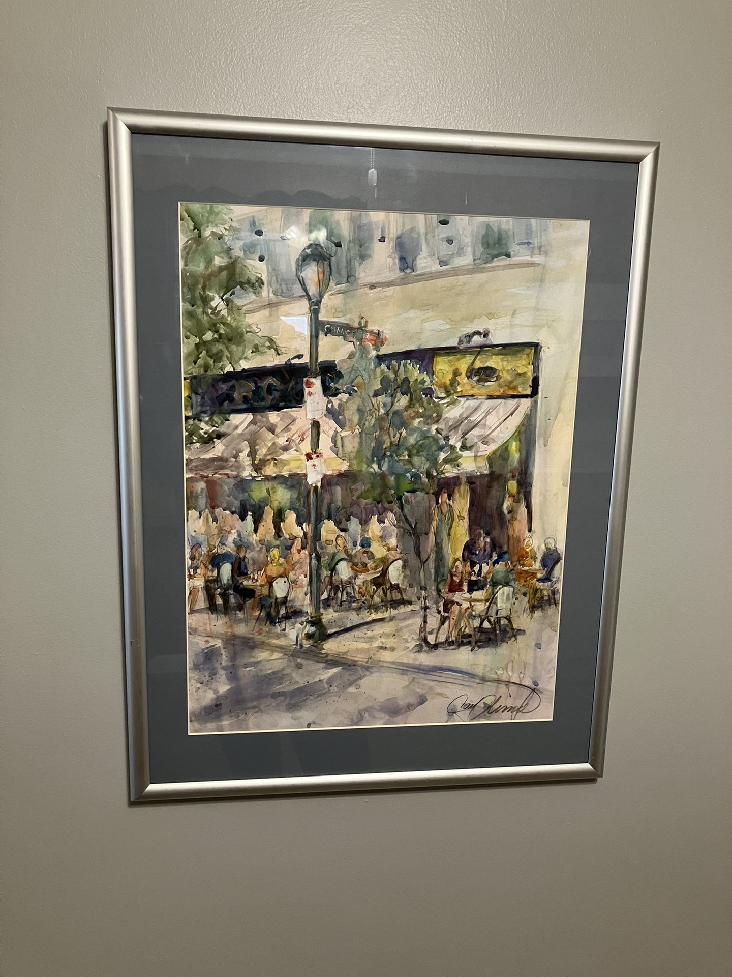 Beautiful Framed Artwork Piece !