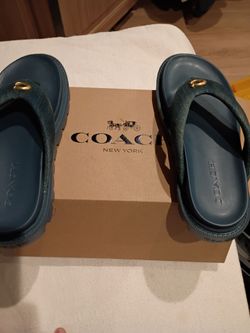NWT Authentic Coach Sandals Size 7.5