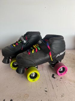 Nitro Quad Roller Skates with extra wheels - Size 6
