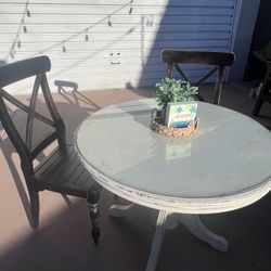 Wooden Table And Chairs