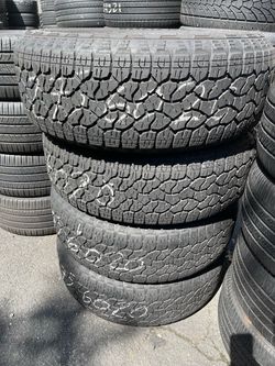 275/60R20 Goodyear 275/60/20 set of matching 4 tires in great condition 375$ for 4 tires plus tax . Mount available but not included.  Wheel alignment
