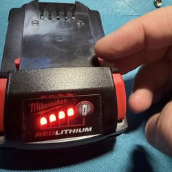 Milwaukee M18 CP 2.0 Red Lithium Battery