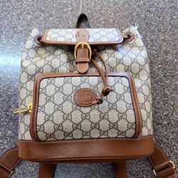 Gucci GG Backpack With Entrupy Certificate