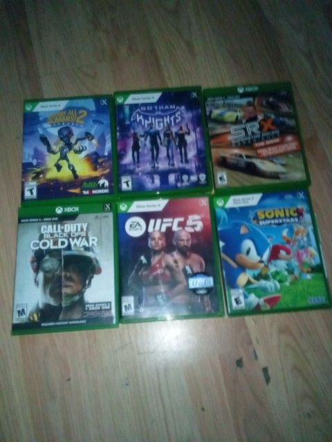 Six Games Xbox X Played Couple Times