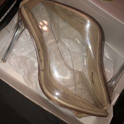 Clear heels