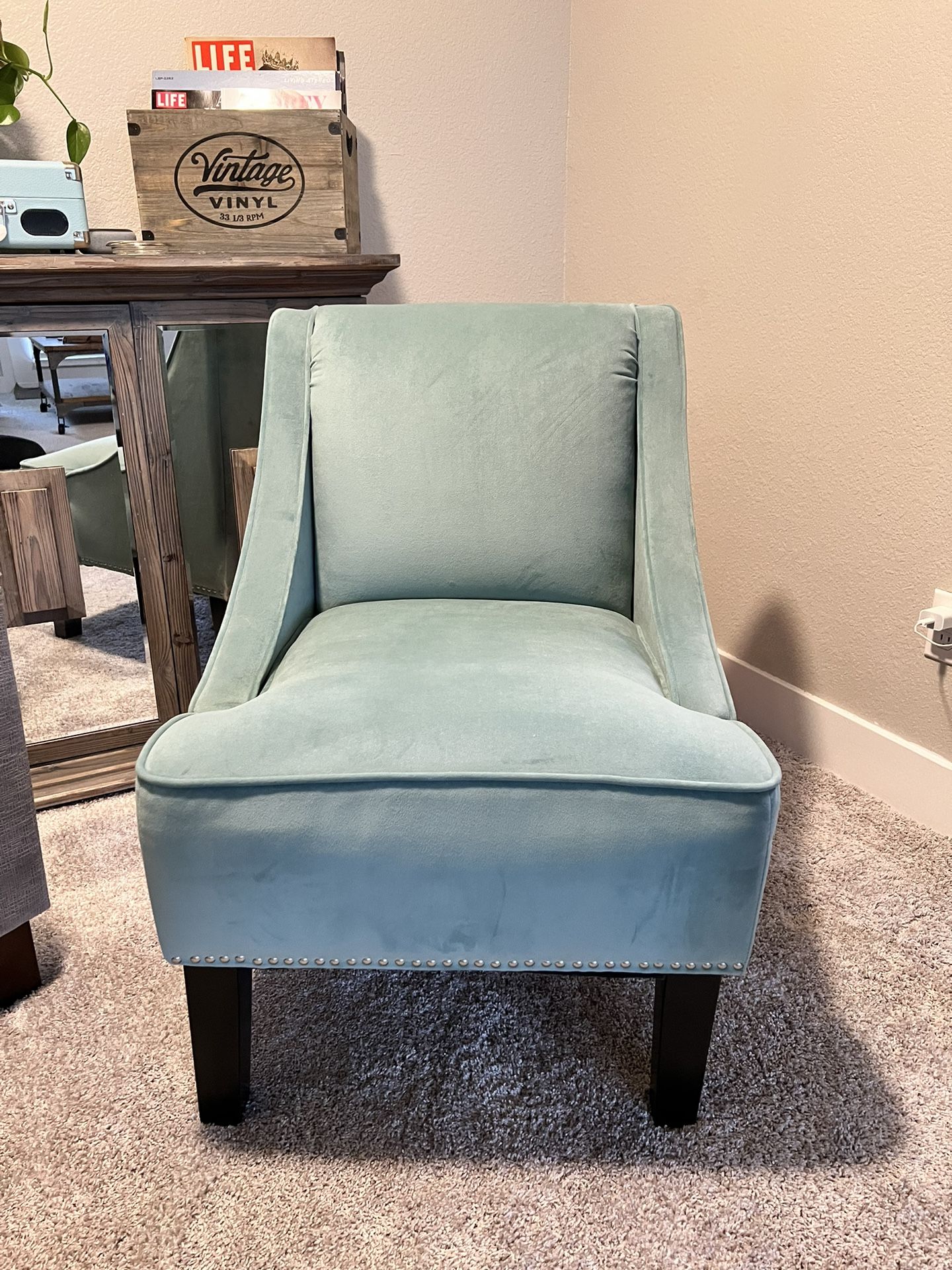 Teal Arm Chair 