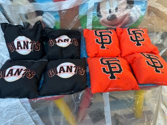 San Fran giants corn hole bags