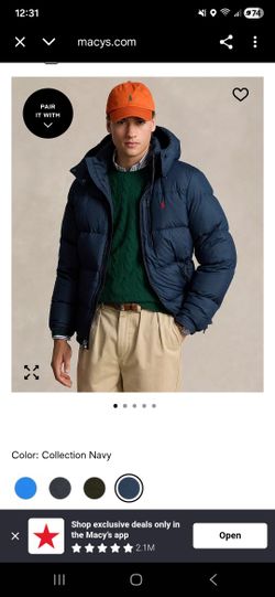Coats & Jackets
Polo Ralph Lauren
Men's The Gorham Down Jacket

Color navy blue

