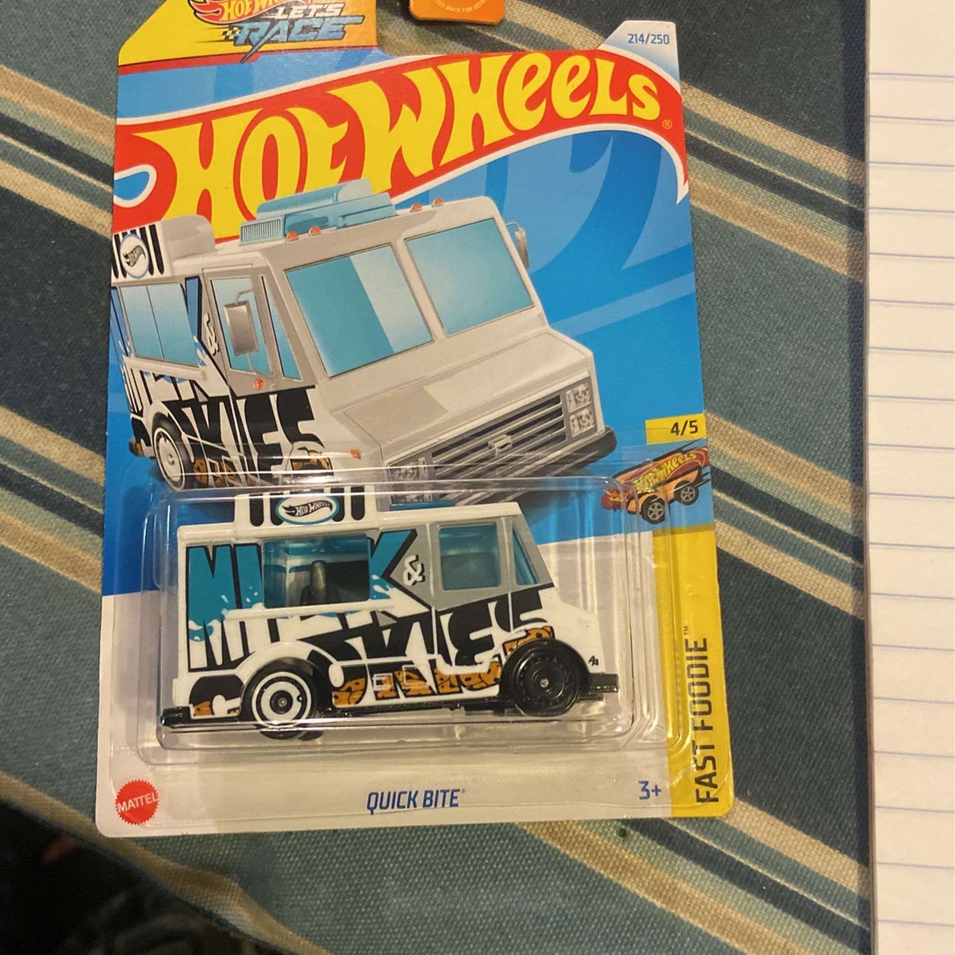2024 Hot Wheels Quick Bite Mainline Milk Cookies 2024 Series HW Fast Foodie