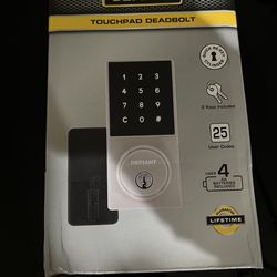 Touchbold deadbolt
