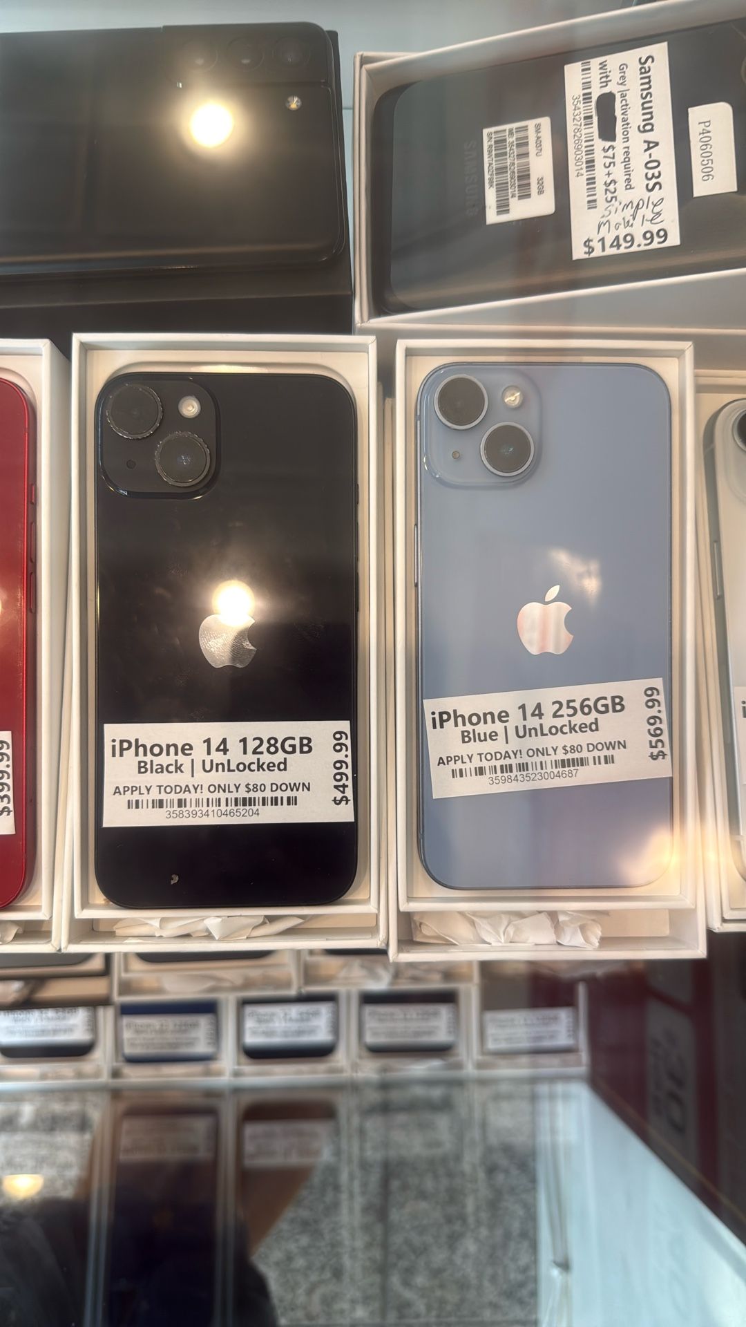 Apple iPhone 14 128 -256GB Blue Unlocked for All Carrier Pro With Tmobile 11 Gen 12 Mobile ATT Max 15 Verizon Straight 13 Metro 16 spectrum