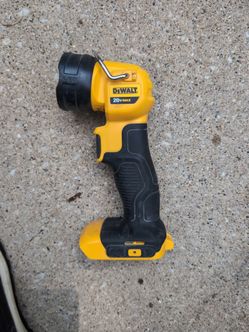 Dewalt batteries, flashlight and charger